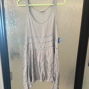 Free People Voile & Lace Trapeze Slip XS